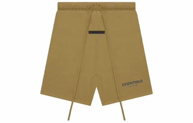 Fear of God Essentials FW21 Sweatshort Amber Logo
