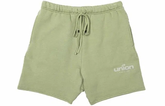 Fear of God Essentials x Union LA FW21 Vintage Short Green Logo