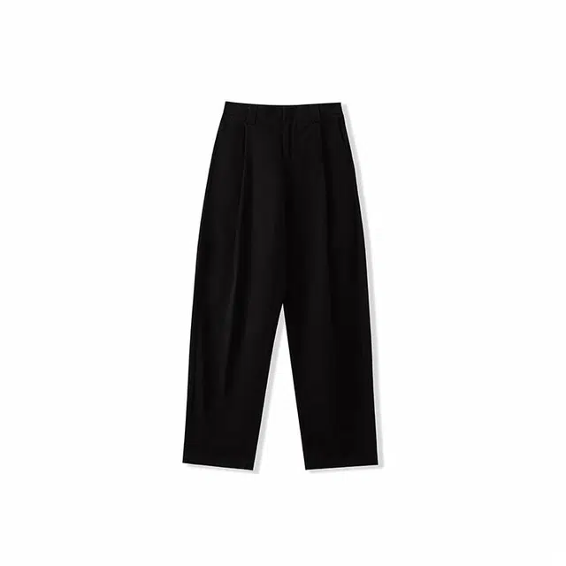 我是大卫 简约百搭直筒阔腿宽松休闲裤 男女同款