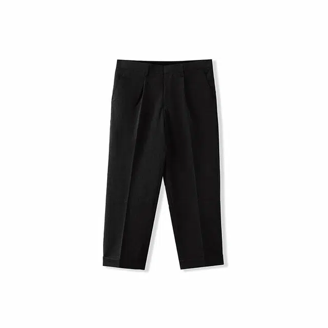 我是大卫 直筒宽松垂感九分休闲裤 男女同款