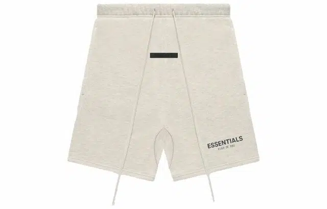 Fear of God Essentials Light Heather Oatmeal Logo