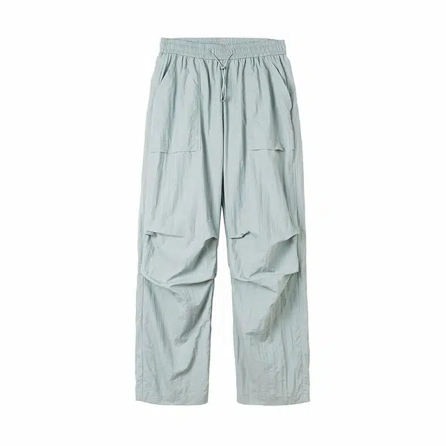 【dme】 美式潮流纯色山系户外休闲舒适耐磨透气百搭宽松中腰时尚直筒工装裤 男女同款