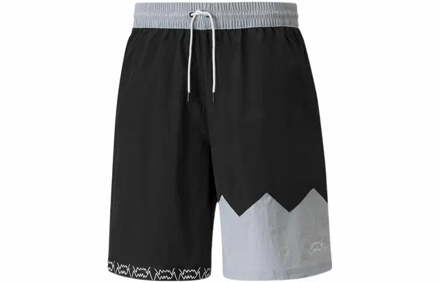 Puma Jaws Woven Short Black Grey
