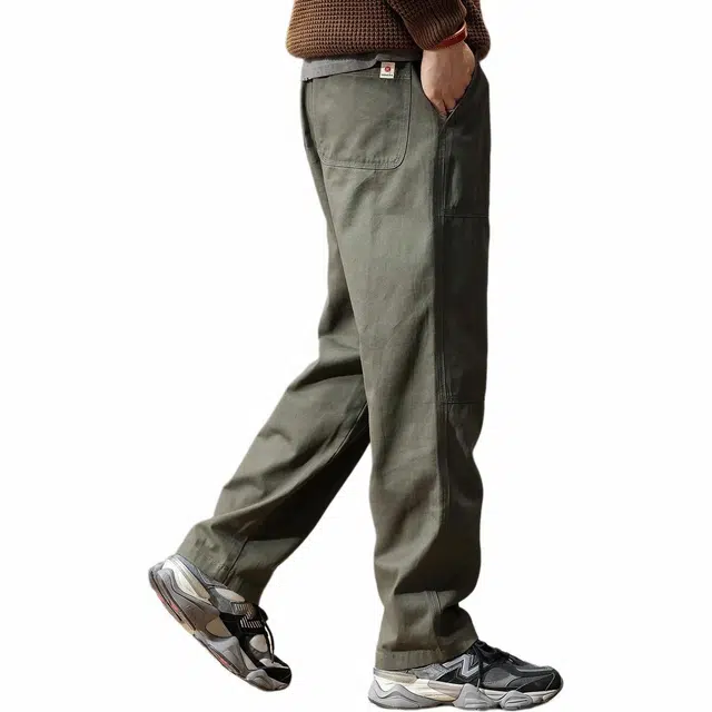 格蓝鹿 美式高端潮牌宽松百搭工装裤 男女同款