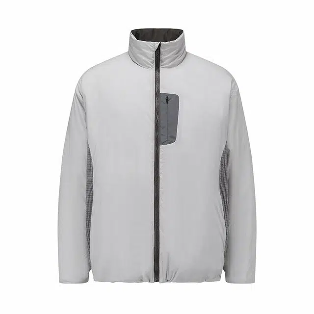 新奇天 户外保暖外套城市加厚棉服 男款 冷墙灰