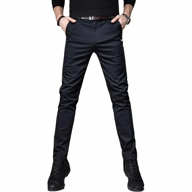 贵色 修身时尚都市纯色西装裤 男款