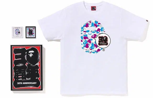 BAPE 30th Anniversary Camo Tee Set