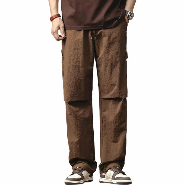 格蓝鹿 春夏 户外垂感慵懒裤直筒休闲美式薄款速干透气工装裤 男女同款