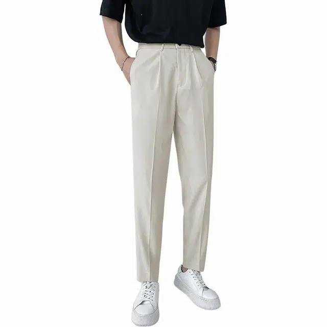 大白鲨 高级感冰丝舒适西装裤 男款