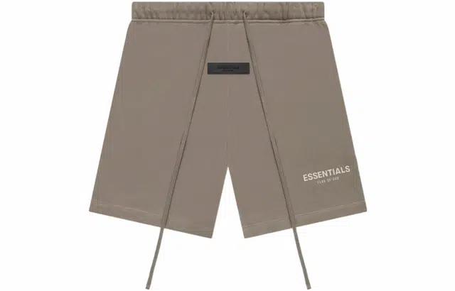 Fear of God Essentials SS22 Shorts Desert Taupe Logo