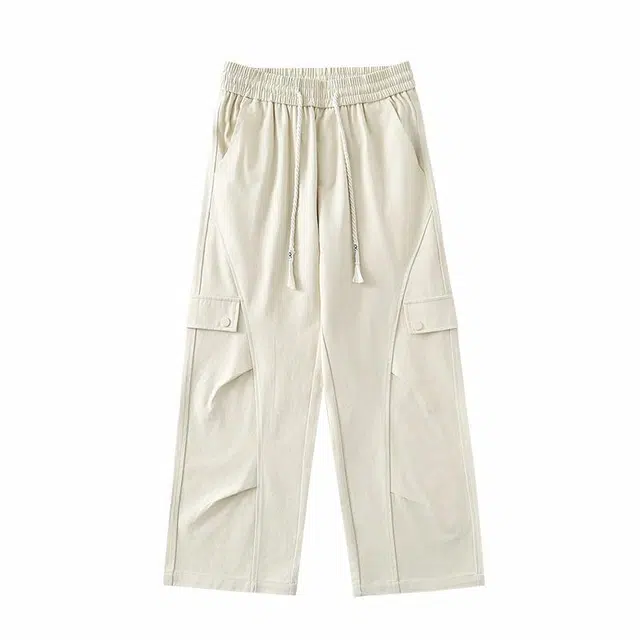 童先森 简约百搭时尚舒适细节小众亲肤青春活力设计感工装裤 男款