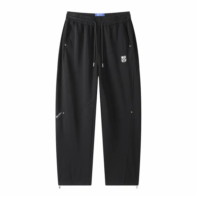 巴塞罗那足球俱乐部 基础款宽松直筒舒适亲肤柔软垂感户外日常通勤休闲裤 男女同款