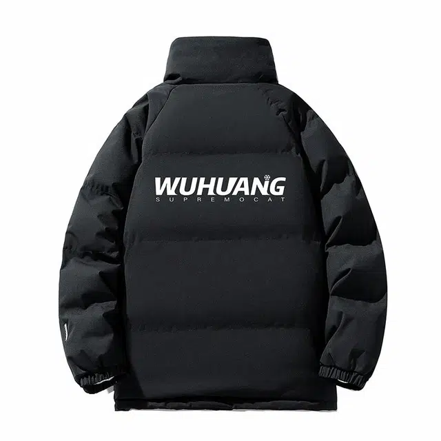 吾皇猫 加厚保暖休闲宽松防风御寒面包服立领加绒棉服 男女同款