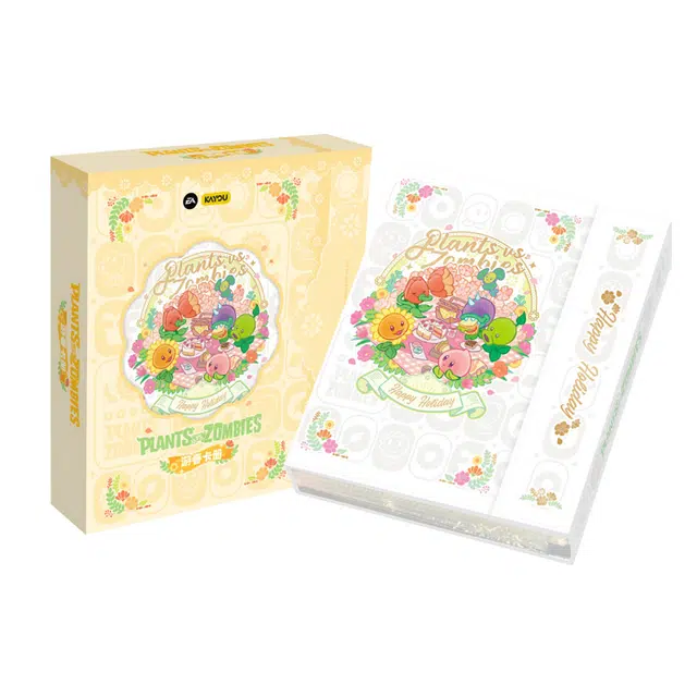 卡游 植物大战僵尸 悠然假日 游春卡册 豪华版收藏册 卡牌周边整盒装