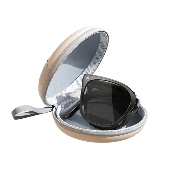 匹克 时尚百搭高级感折叠墨镜 户外钓鱼开车防晒护眼便携 方形 太阳眼镜 男女同款情侣款