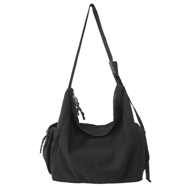 恒源祥 邮差时尚潮流纯色街头百搭 尼龙 单肩包 男女同款情侣款 多色