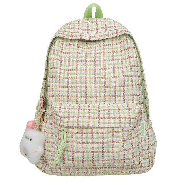 恒源祥 撞色轻便时尚高颜值百搭韩版 棉麻 双肩包 女款 多色