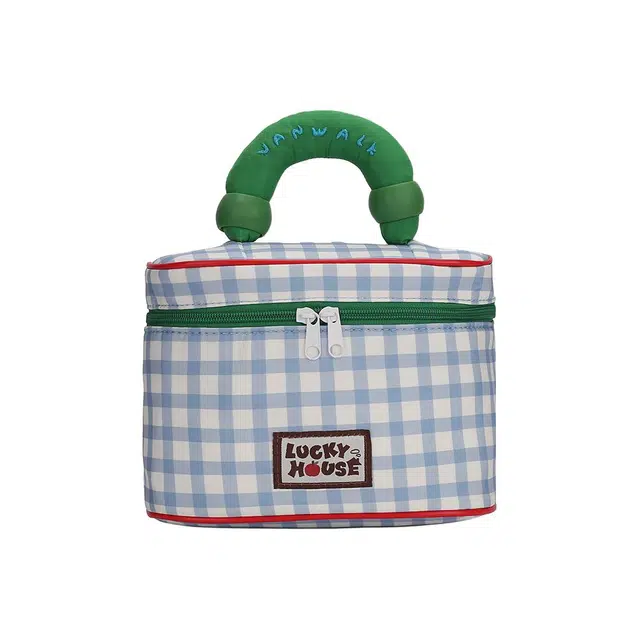 馨枕居 加厚小清新可爱外出手提式旅行收纳便携式大容量化妆包