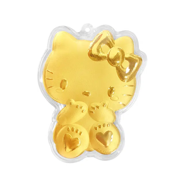 【致我的小公主】 福润莱 公主请发财/生日快乐/可爱猫咪 黄金创意摆件攒金攒钱小金库储值金条金豆 足金 投资类 金币 男女同款情侣款