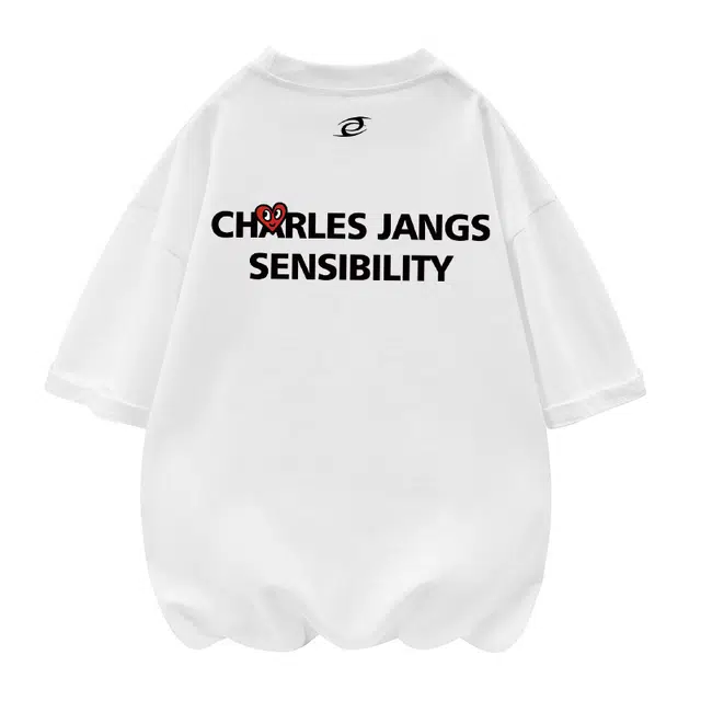 DIBINSAI STUDIO x CHARLES JANG'S HAPPY HEART Logo T