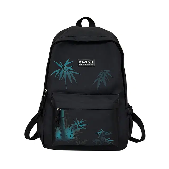 醇龙 新中式国风外出旅行轻便文艺古风 涤纶 双肩包 大号 男女同款情侣款 多色