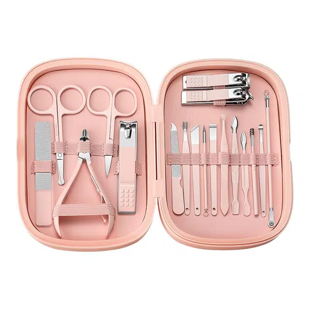 馨枕居 美甲去死皮耳勺指甲刀套装 家用修甲