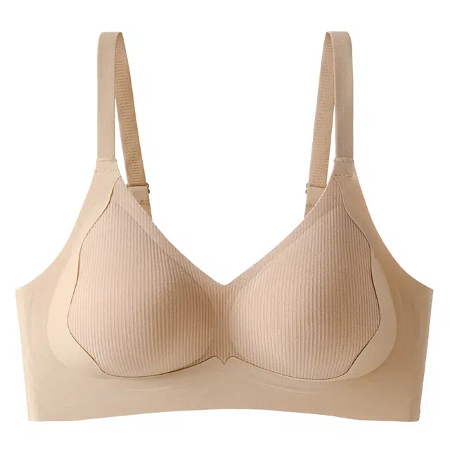 袋鼠 收副乳零束缚裸感立体杯聚拢承托提拉塑形文胸 女款