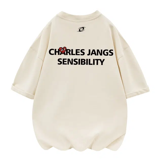 DIBINSAI STUDIO x CHARLES JANG'S HAPPY HEART Logo T