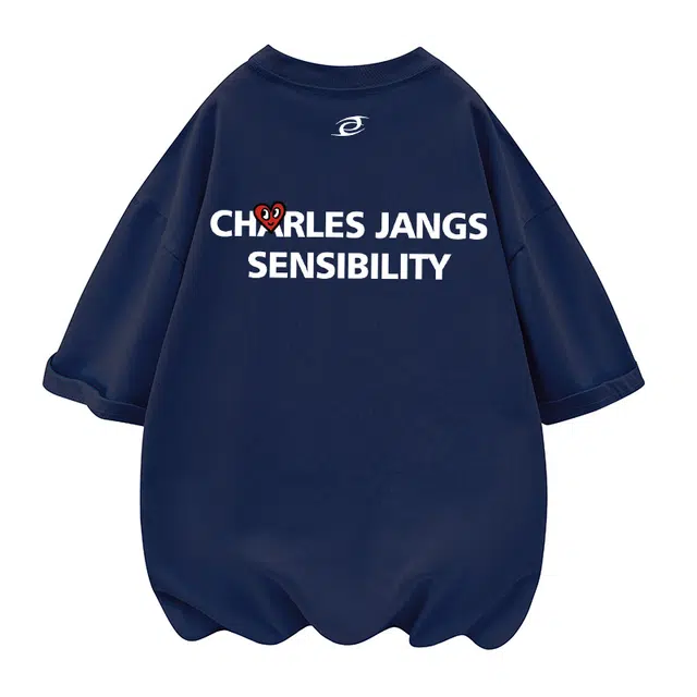 DIBINSAI STUDIO x CHARLES JANG'S HAPPY HEART Logo T