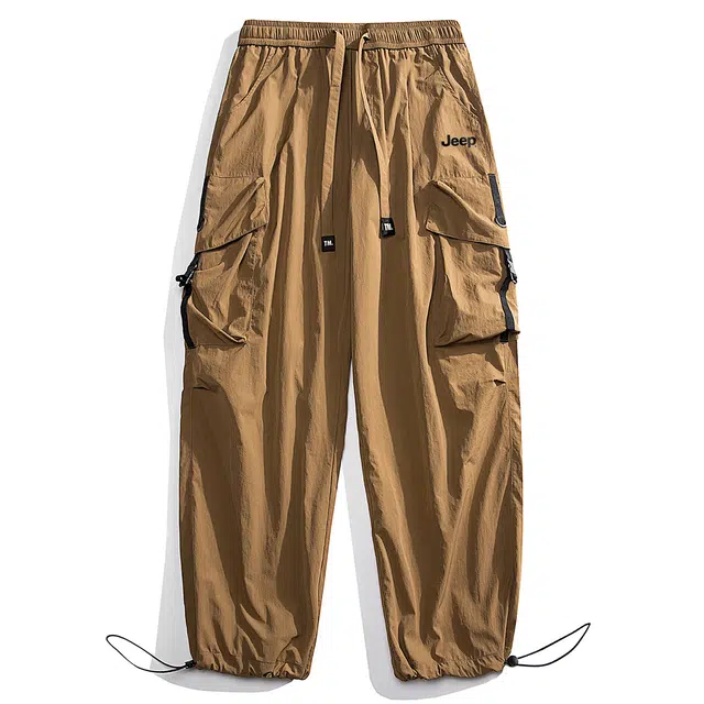 华夏儿女 美式日系融合的户外多功能宽松裤休闲裤 男女同款