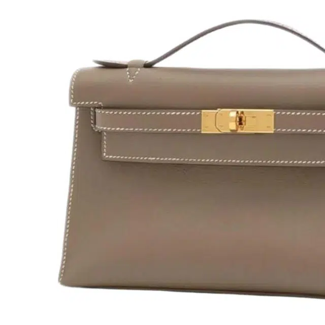 HERMES Mini Kelly Swift 18 Etoupe