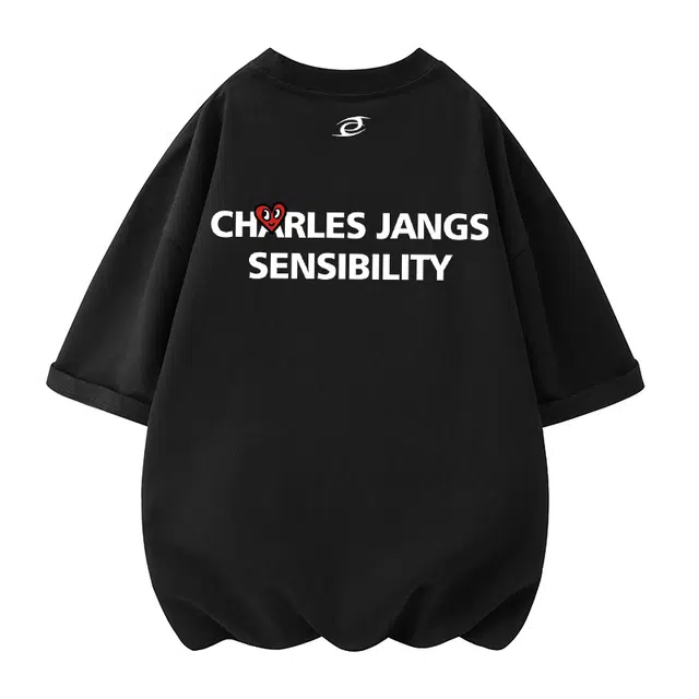 DIBINSAI STUDIO x CHARLES JANG'S HAPPY HEART Logo T