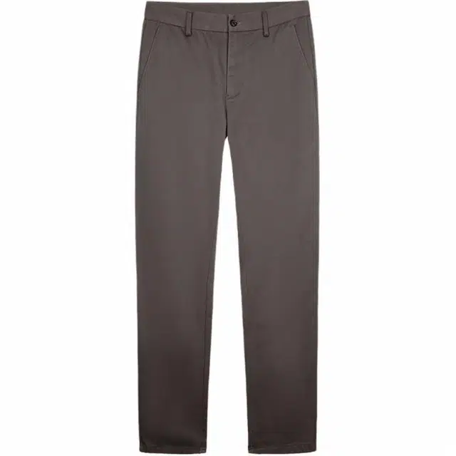 才子 透气纯色拉链休闲裤 男款 咖啡色