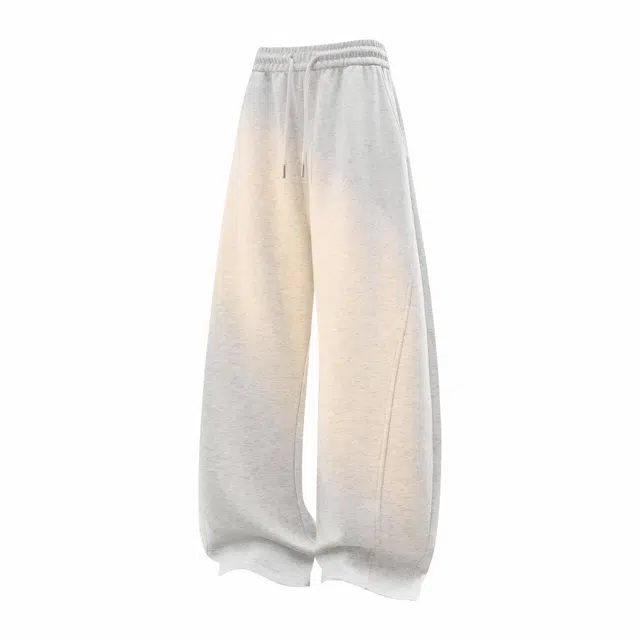 星际者 中腰舒适纯色直筒系带宽松百搭时尚长裤休闲裤 男女同款
