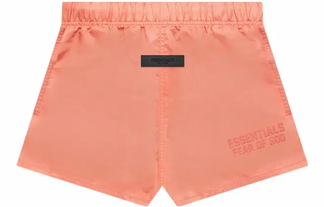 Fear of God Essentials Nylon Running Shorts Coral