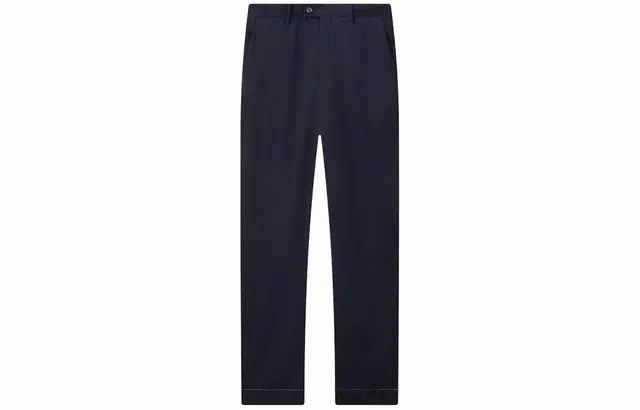 九牧王男裤专家 高定西裤高奢奢品面料纯色拉链细腻轻薄舒适直筒休闲裤 男款