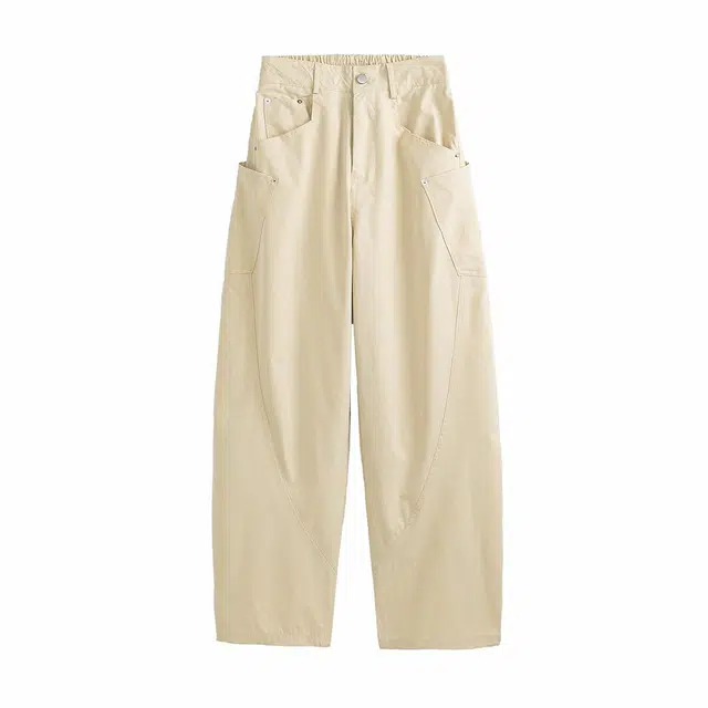 欧路得 美式复古宽松直筒休闲裤 男女同款