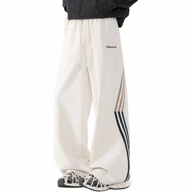 隐狼世家 美式潮牌系带百搭休闲裤 男款