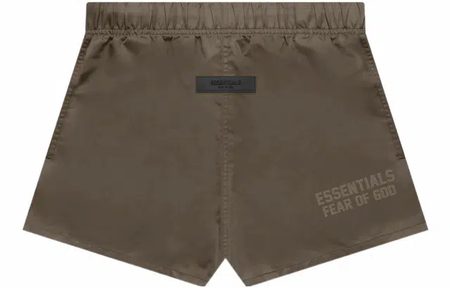 Fear of God Essentials High-Waisted Shorts Mocha