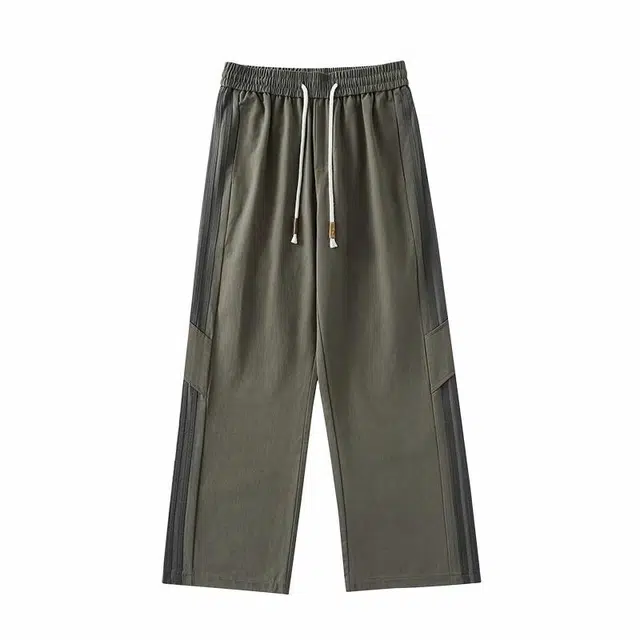 隐狼世家 美式潮牌纯色舒适休闲裤 男款