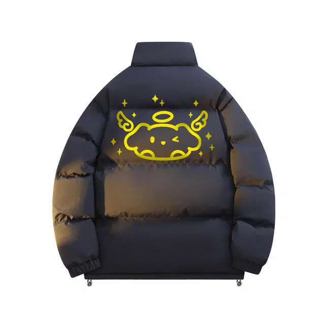 ROBINHOOD Retro American Streetwear Puffer Jacket