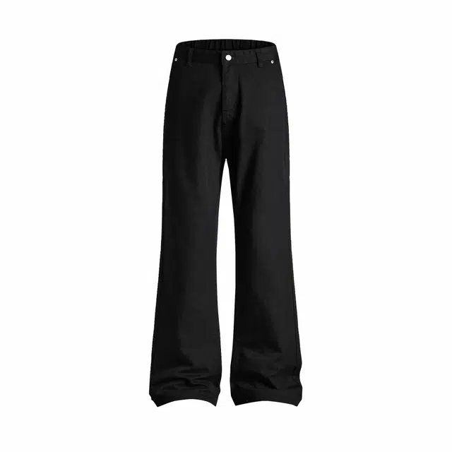 赞仕 美式简约复古直筒休闲裤 男女同款