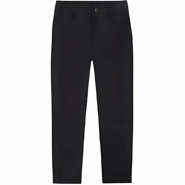 超级安踏 运动生活系列 简约纯色直筒修身休闲裤 男款 基础黑