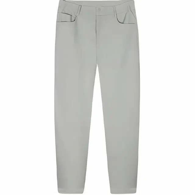 超级安踏 运动简约纯色直筒修身速干休闲裤 男款 地素灰