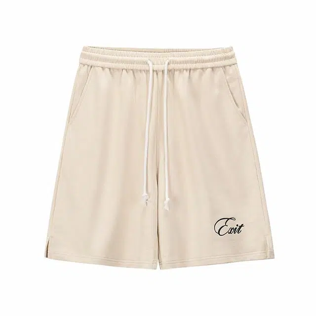 BLACK OF EXIT Embroidered Shorts