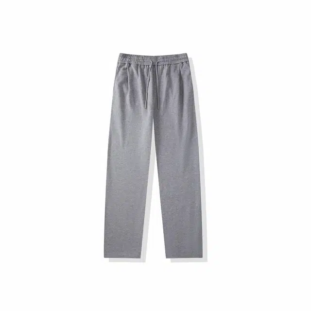 我是大卫 日系抽绳卫裤简约百搭运动裤直筒阔腿休闲裤 男女同款