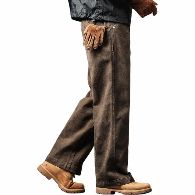 格蓝鹿 潮牌宽松舒适百搭宽松时尚简约直筒复古休闲裤 男女同款 基础色（黑灰白等）