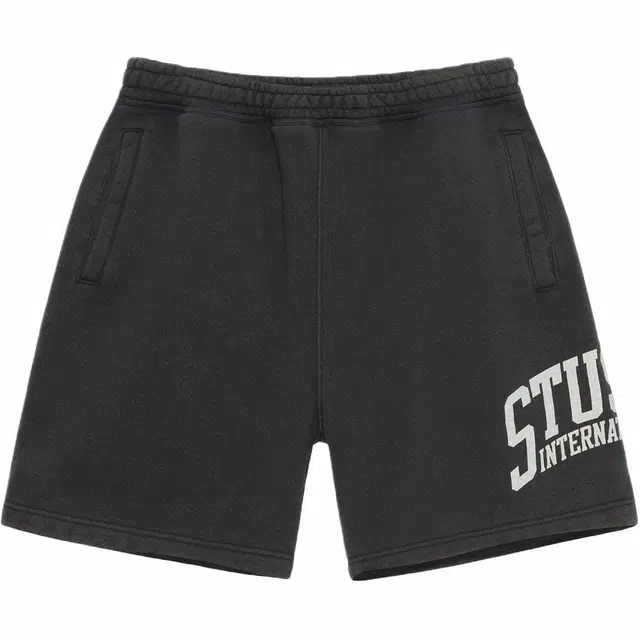 Stussy SS24 FLEECE SHORT INTERNATIONAL Logo