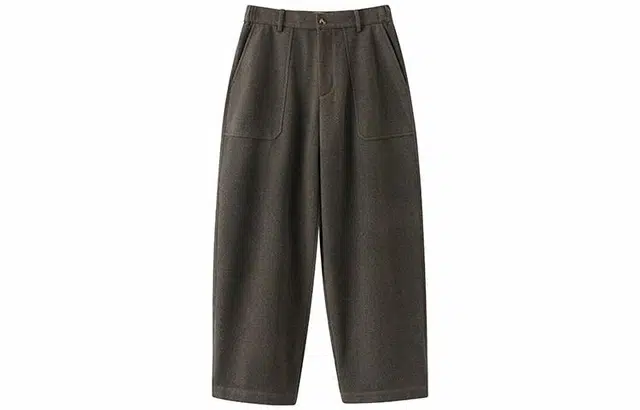 BUTTBILL Deck Wool Wide Leg Pants