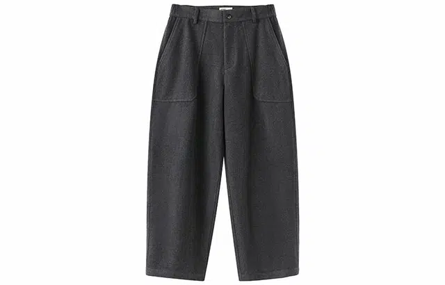 BUTTBILL Deck Wool Wide Leg Pants